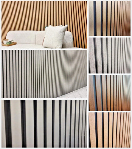 Acoustic slat wall panel - x,