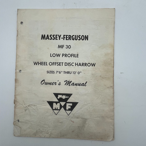 Massey ferguson offset - 30,