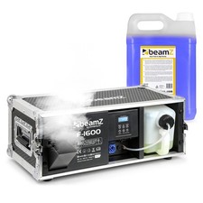 BeamZ F1600 Pro DMX Haze Machine with Case & 5L Water Based Fluid