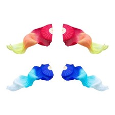 Belly Dance Faux Silk Veil Fan