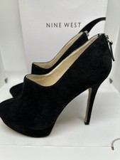 Nine West Black suede high