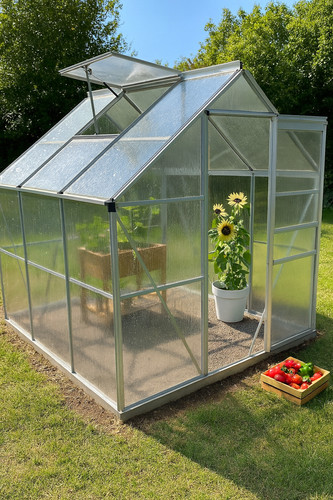 Aluminium greenhouse large - greenhouse,