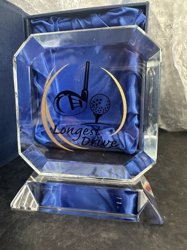 Golf trophy glass - golf,