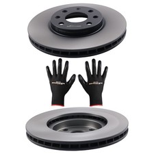 Vented Brake Discs Pair Front