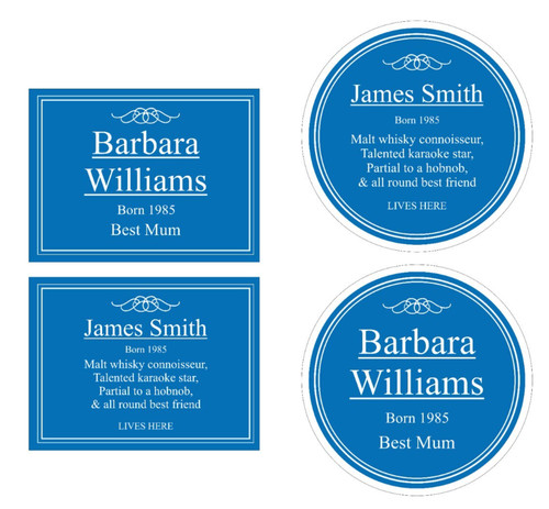 Personalised heritage sign - personalised,