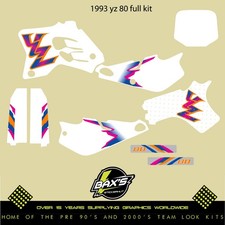 Yamaha Yz 80 1993 Graphic Kit Evo Mx Vintage VMX YZ80 Decals Stickers Graphics