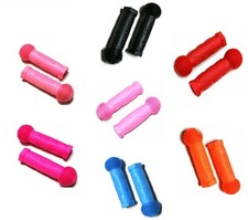 2x SCOOTER HANDLE T-BAR GRIPS SUITABLE FOR MINI or MAXI MICRO HANDLEBAR