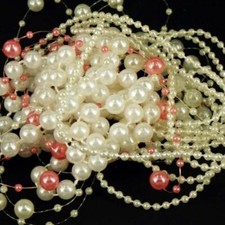 5m of Pearl Bead Trim Assorted