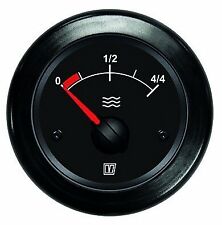 Vetus fresh water tank level gauge for boat engine, yacht 12v / 24v - black