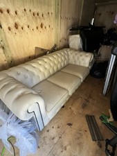 Cream Chesterfield 3 Seater