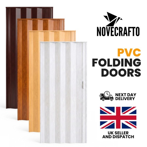 Pvc folding door 82x203cm - pvc,