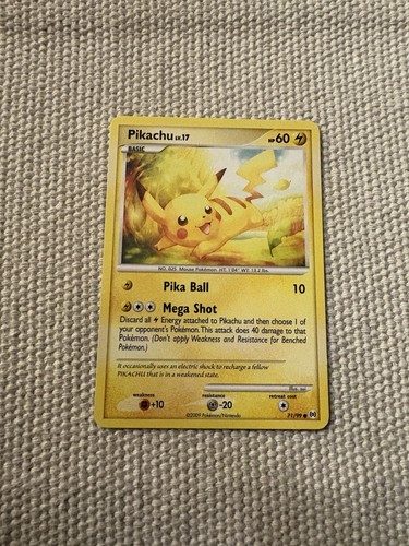 Pikachu 99 platinum - lv.17,