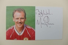 1988-90 Mike Phelan Signed