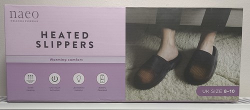 Naeo heated slippers size - heated,