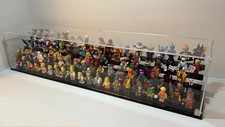 Lego mini figure acrylic display case stands single, x50, x100