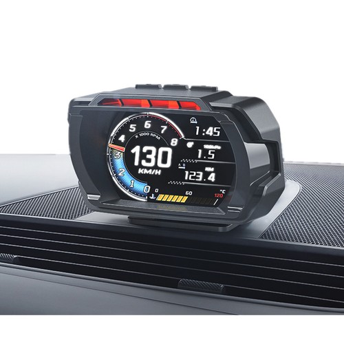 Car alarm hud obd2 gauge - gauge, lcd