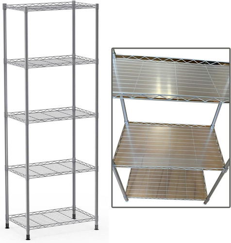 Tier metal wire shelving - wire,