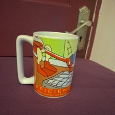 Vintage The Simpsons Homer Simpson’s - Efficiency - Large Mug 2005 By Kinnerton 