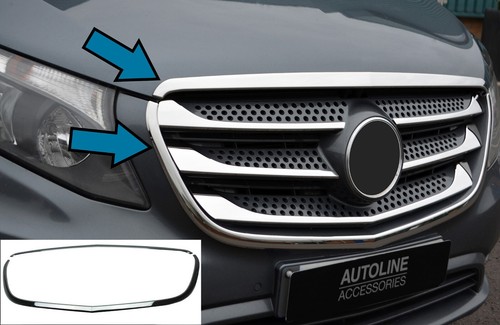 Chrome grille frame - grille, surround