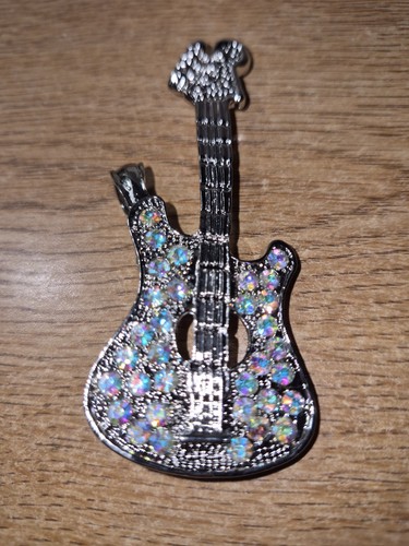 Guitar rhinestone magnetic - guitar,