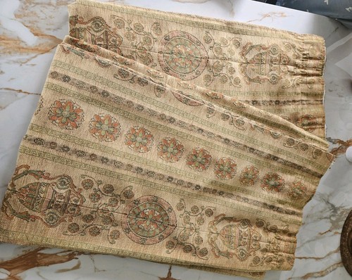 Curtains vintage thick - thick, with