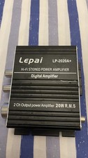 Lepai LP-2020A+ Hi-Fi Compact Digital Power Amplifier - Vinyl Turntable -No Plug