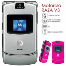 Motorola RAZR V3 Flip Bluetooth MP4 video Unlocked GSM Mobile Phone (8 Colors)