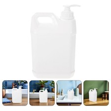  2pcs Pump Bottle Dispenser: 3L Empty Plastic Shower Refillable Dispenser Soap