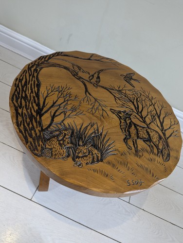 Guy solf folk art - coffee, table