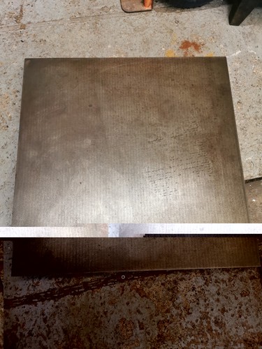 Square cast iron surface - cast,