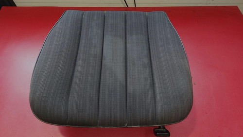 Front seat cover fabric black - front,