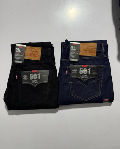 Levis 501 blue black jeans - levis, &