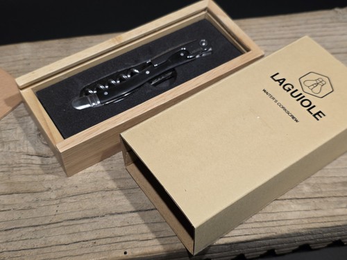 Laguiole corkscrew with - laguiole, black