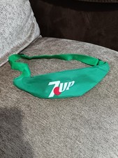 Vintage 7UP Green bum bag/ fanny pack Retro Promotional Waist Bag gift present 