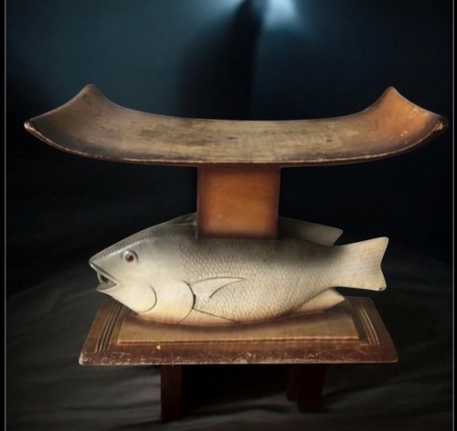 Ashanti fish figurative wood - ashanti,