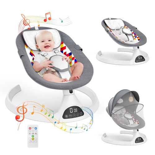 Bluetooth electric baby swing - electric,