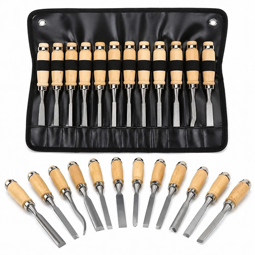 12pc wood carving tools - tools, set