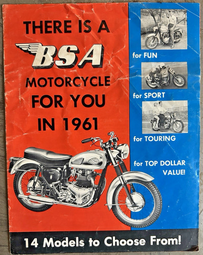 1961 bsa full line - 1961,