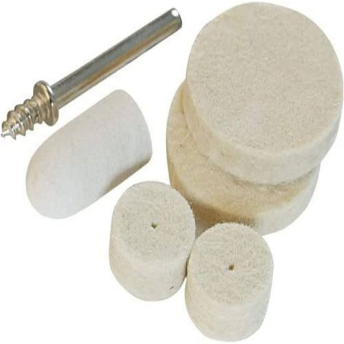 Car felt polishing kit mandrel - felt,