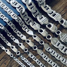 Real Sterling Silver Mens