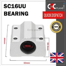 SC16UU LINEAR MOTION 16MM SHAFT SLIDING BEARING BLOCK 16MM BORE SCS16UU UK FAST