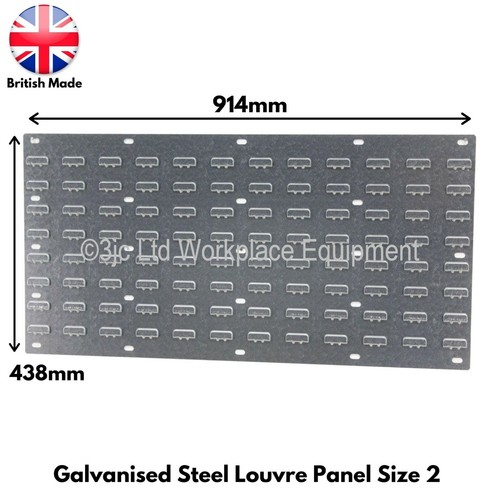 New british made steel louvre - new,