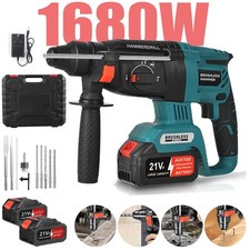 2 Batteries + Cordless Hammer