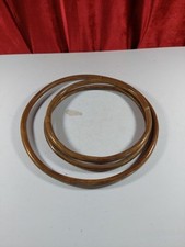 Vintage Wooden Rings Hoops