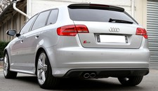 AUDI A3 8P SPORTBACK S3 LOOK REAR BUMPER SPOILER / VALANCE / DIFFUSER (2005-08)