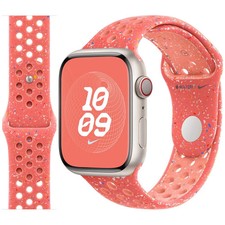 Official Apple Watch Nike Sport Band 49mm 46mm 45mm 44mm Magic Ember Size S/M