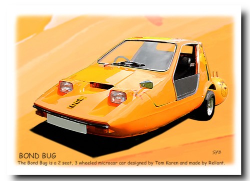 Bond bug car - bond,