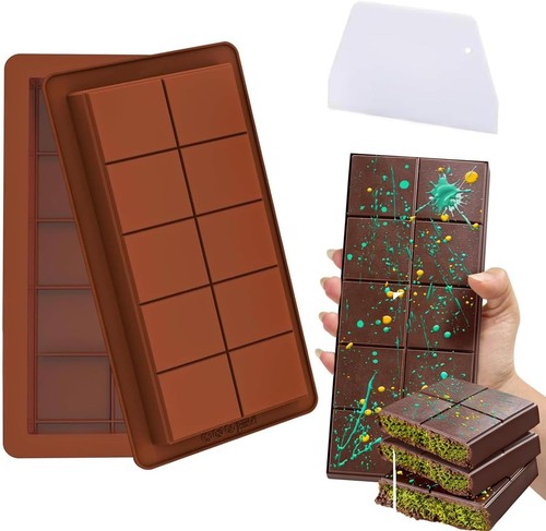 Silicone chocolate bar - chocolate, mould