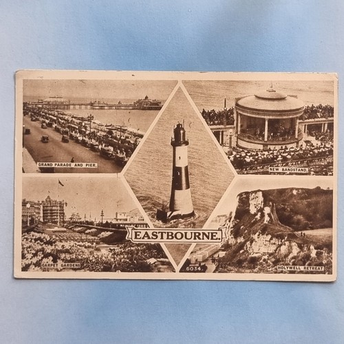 Eastbourne postcard 1949 new - postcard,