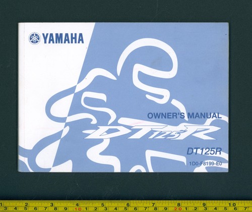 Yamaha dt125re owners manual - yamaha,